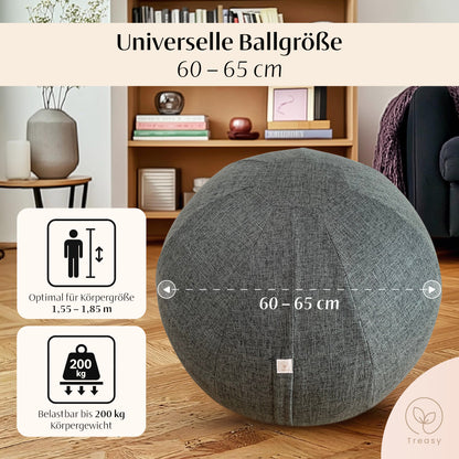 Sitzball mit Bezug