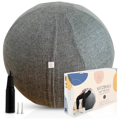 Sitzball mit Bezug