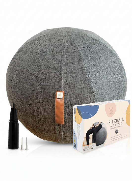 Sitzball mit Bezug